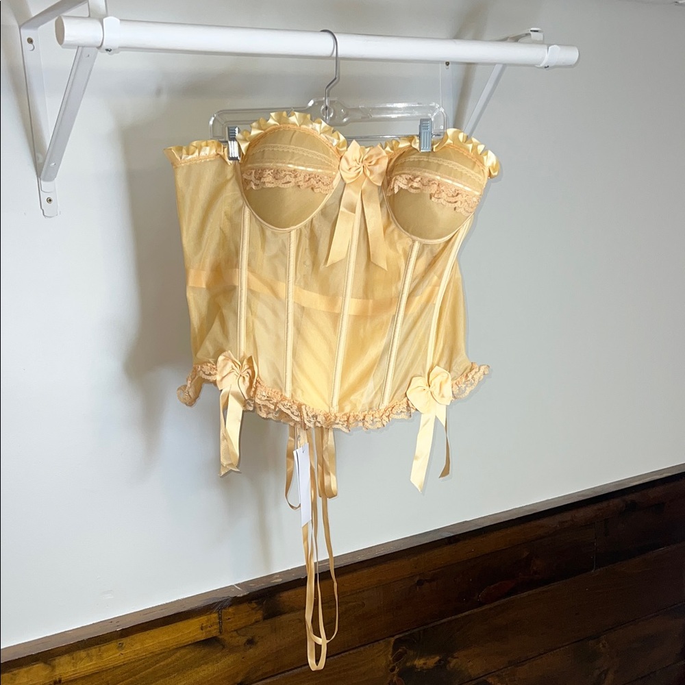 NWT Top Drawer by Daisy‎ Corsets Elegant Dark Nude  Corset Lingerie Cosplay- 6XL
